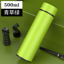 揭阳市VIERUODIS德国进口品质英国TENGZHUO男士茶水分离杯不锈钢水杯泡茶杯便携过 双层防烫玻璃咖啡色 圆桶礼盒