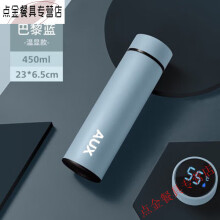 南宫市GOWKE茶杯男士保温杯316不锈钢茶水分离车载高颜值办公室 玻璃款-遂空黑